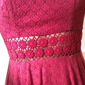Red Free People Daisy Dress